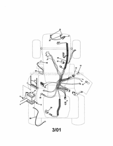 Page A Diagram and Parts List for 917275030  Craftsman Lawn Tractor