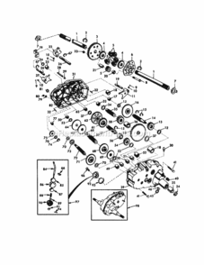 Page K Diagram and Parts List for 917275030  Craftsman Lawn Tractor