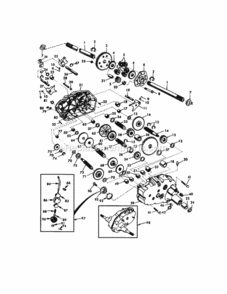 Page K Diagram and Parts List for 917275032  Craftsman Lawn Tractor