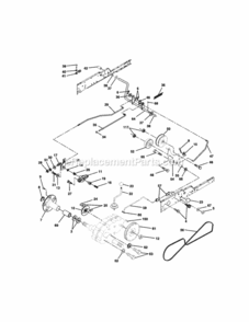 Page C Diagram and Parts List for 917275034  Craftsman Lawn Tractor