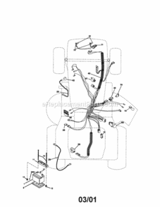 Page A Diagram and Parts List for 917275040  Craftsman Lawn Tractor