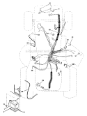 Electrical Diagram and Parts List for 917275041  Craftsman Lawn Tractor