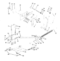 Lift Assembly Diagram and Parts List for 917275041  Craftsman Lawn Tractor