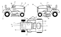 Decals Diagram and Parts List for 917275041  Craftsman Lawn Tractor