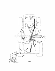 Page A Diagram and Parts List for 917275042  Craftsman Lawn Tractor