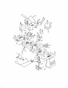 Page J Diagram and Parts List for 917275042  Craftsman Lawn Tractor