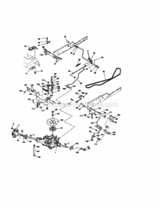 Page C Diagram and Parts List for 917275043  Craftsman Lawn Tractor