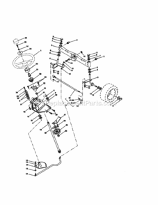 Page D Diagram and Parts List for 917275043  Craftsman Lawn Tractor