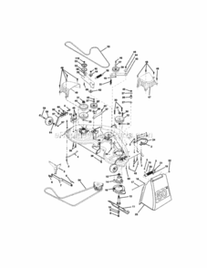 Page J Diagram and Parts List for 917275044  Craftsman Lawn Tractor