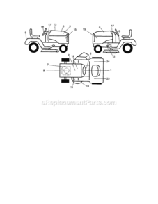 Part Location Diagram of 181501 Craftsman Replacement Decal