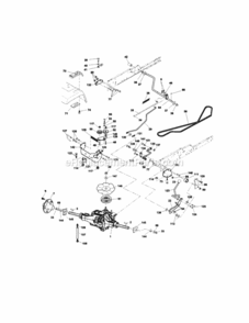 Page C Diagram and Parts List for 917275221  Craftsman Lawn Tractor