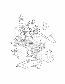 Page J Diagram and Parts List for 917275223  Craftsman Lawn Tractor