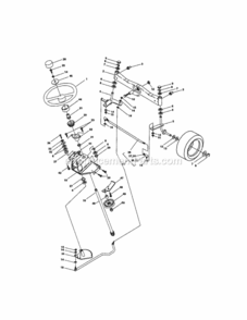 Page D Diagram and Parts List for 917275223  Craftsman Lawn Tractor