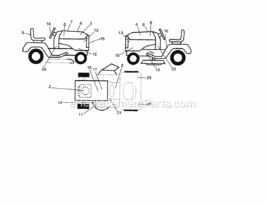 Part Location Diagram of 174904 Craftsman Decal Engine