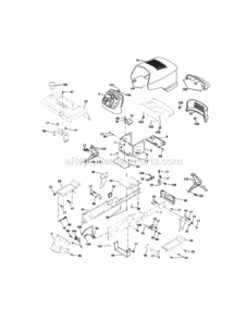 Part Location Diagram of 167287X615 Craftsman Fender Pnt