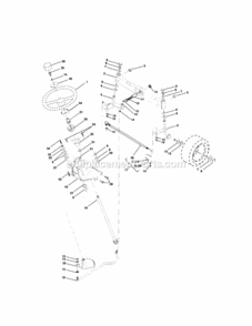 Part Location Diagram of 177646X418 Craftsman Steering Boot