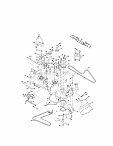 Page J Diagram and Parts List for 917275241  Craftsman Lawn Tractor