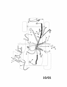 Page A Diagram and Parts List for 917275242  Craftsman Lawn Tractor