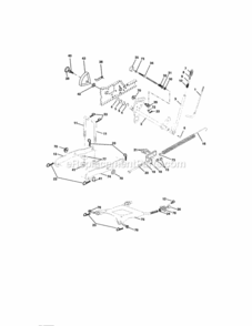 Page G Diagram and Parts List for 917275242  Craftsman Lawn Tractor