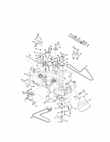 Page H Diagram and Parts List for 917275242  Craftsman Lawn Tractor