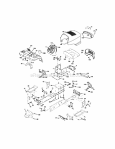 Part Location Diagram of 583722901 Craftsman Kit.Fender.Y
