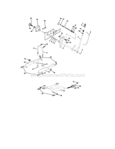Page F Diagram and Parts List for 917275280  Craftsman Lawn Tractor