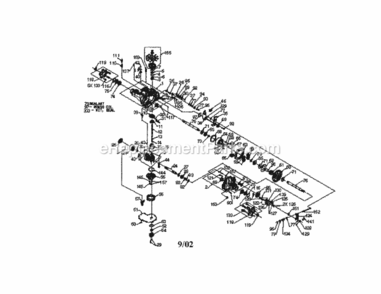 Page K Diagram and Parts List for 917275281  Craftsman Lawn Tractor