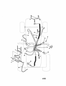 Page A Diagram and Parts List for 917275283  Craftsman Lawn Tractor