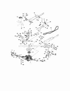 Page C Diagram and Parts List for 917275284  Craftsman Lawn Tractor