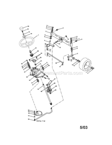 Page D Diagram and Parts List for 917275284  Craftsman Lawn Tractor