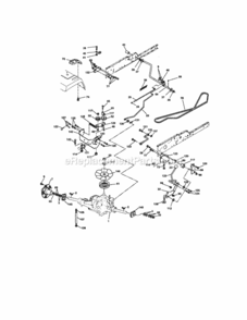 Page C Diagram and Parts List for 917275285  Craftsman Lawn Tractor