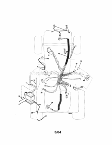 Page A Diagram and Parts List for 917275287  Craftsman Lawn Tractor