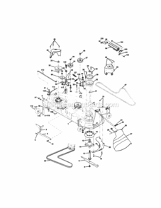 Page J Diagram and Parts List for 917275287  Craftsman Lawn Tractor