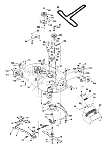 Mower_Deck Diagram and Parts List for 917275661  Craftsman Lawn Mower