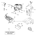 Engine Diagram and Parts List for 917275683  Craftsman Lawn Tractor