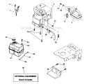 Engine Diagram and Parts List for 917275760  Craftsman Lawn Tractor