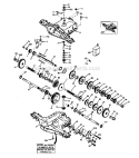 Peerless Transaxle Diagram and Parts List for 917275810  Craftsman Lawn Tractor