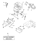 Engine Diagram and Parts List for 917275810  Craftsman Lawn Tractor