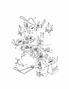 Page J Diagram and Parts List for 917275971  Craftsman Lawn Tractor