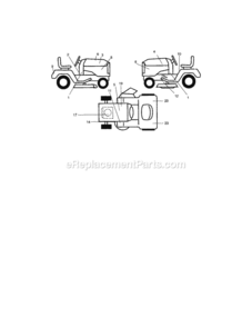 Page G Diagram and Parts List for 917275971  Craftsman Lawn Tractor