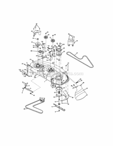 Page J Diagram and Parts List for 917276022  Craftsman Lawn Tractor