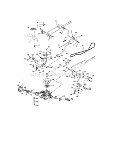 Page C Diagram and Parts List for 917276022  Craftsman Lawn Tractor