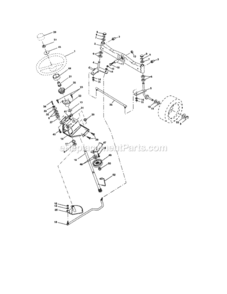 Page D Diagram and Parts List for 917276022  Craftsman Lawn Tractor