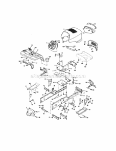 Page B Diagram and Parts List for 917276030  Craftsman Lawn Tractor