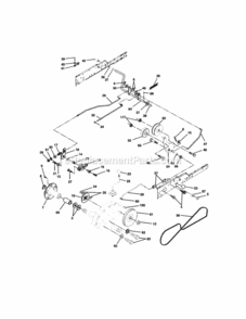 Page C Diagram and Parts List for 917276030  Craftsman Lawn Tractor