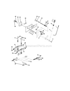 Page I Diagram and Parts List for 917276030  Craftsman Lawn Tractor