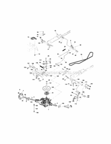 Page C Diagram and Parts List for 917276041  Craftsman Lawn Tractor