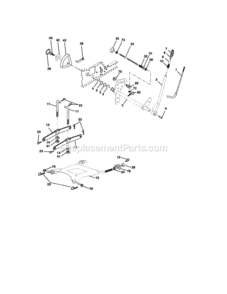 Page I Diagram and Parts List for 917276050  Craftsman Lawn Tractor