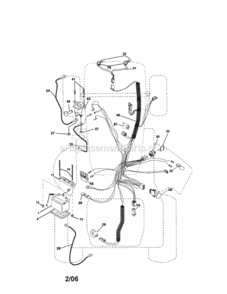 Page A Diagram and Parts List for 917276051  Craftsman Lawn Tractor