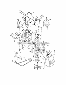 Page J Diagram and Parts List for 917276051  Craftsman Lawn Tractor